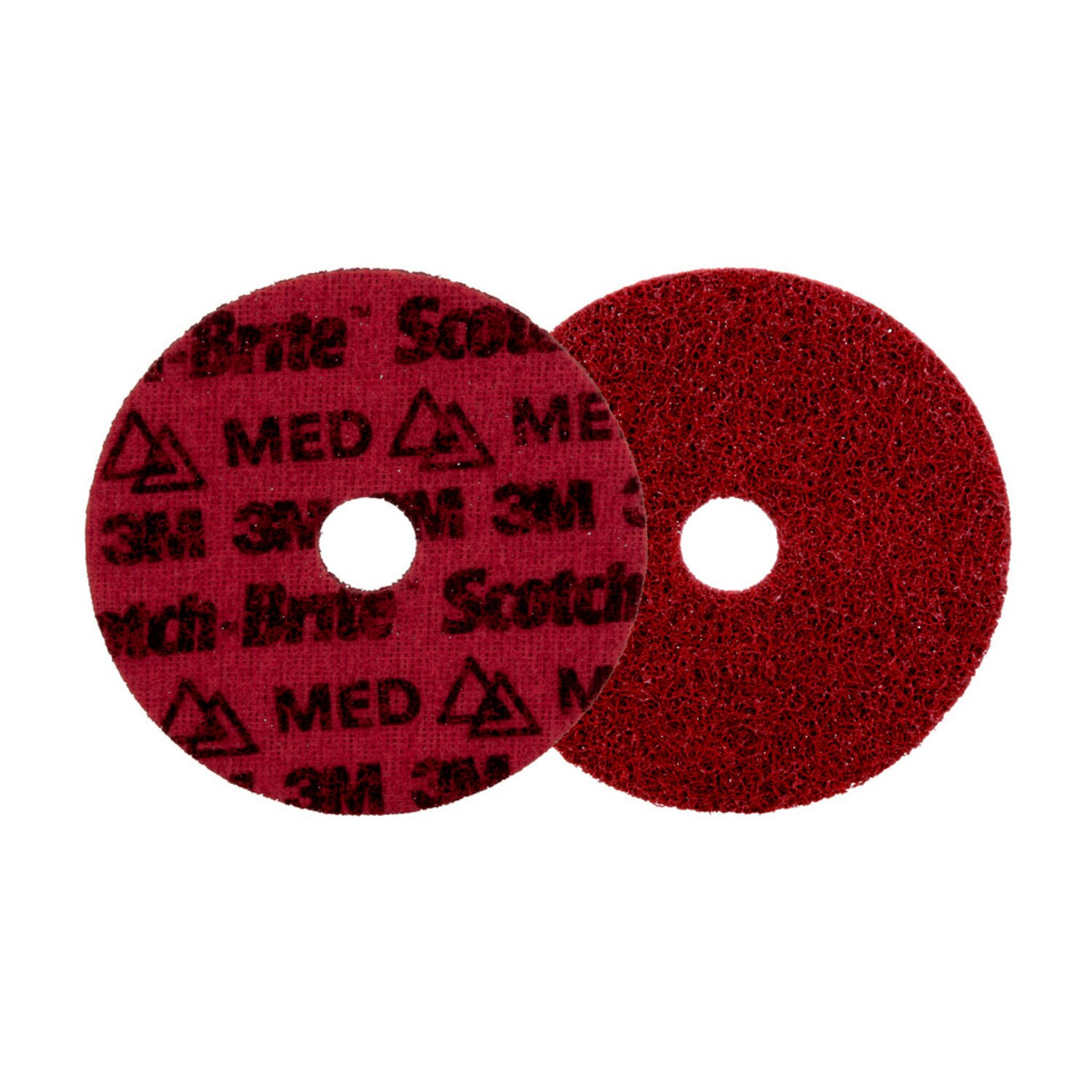 7100263890 - Scotch-Brite Precision Surface Conditioning Disc, PN-DH, Medium, 5 in x 7/8 in, 50 ea/Case