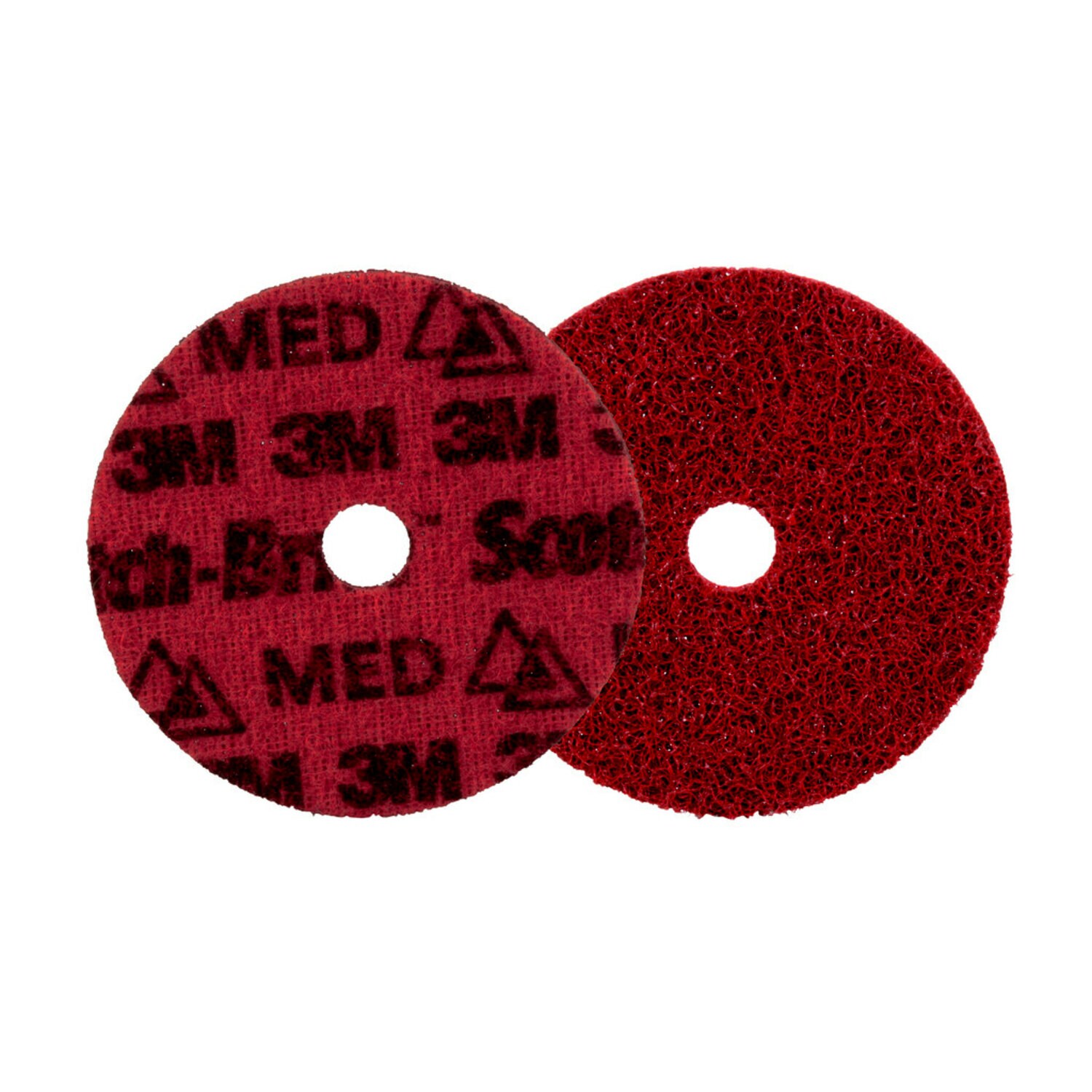7100263649 - Scotch-Brite Precision Surface Conditioning Disc, PN-DH, Medium, 4 in x 5/8 in, 100 ea/Case