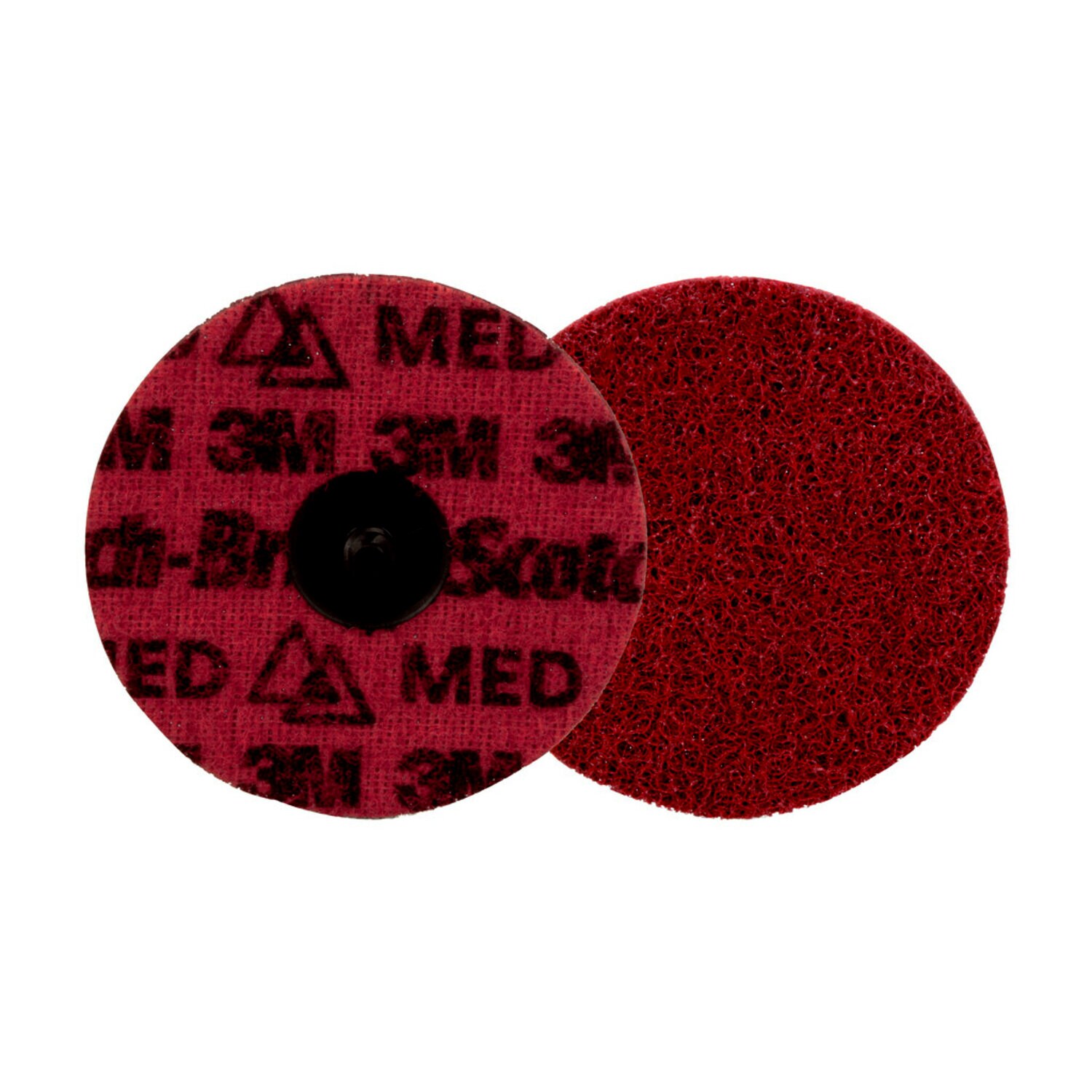 7100264142 - Scotch-Brite Roloc Precision Surface Conditioning Disc, PN-DR, Medium, TR, 4 in, 25/Carton, 100 ea/Case, Dispenser Pack