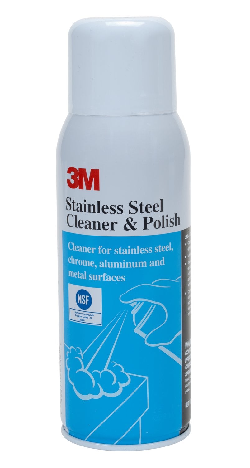 7100134552 - 3M Stainless Steel Cleaner & Polish 59158, 10 Oz Aerosol, 12/Case