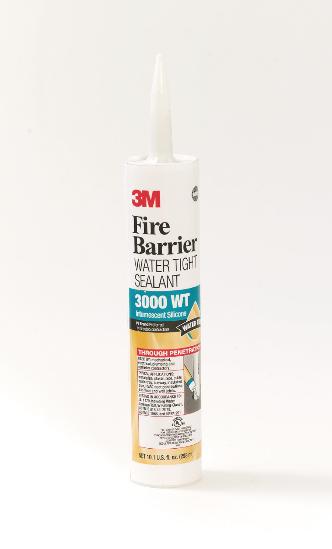 7000059413 - 3M™ Fire Barrier Water Tight Sealant 3000 WT, Gray, 20 fl oz Sausage Pack, 12/case