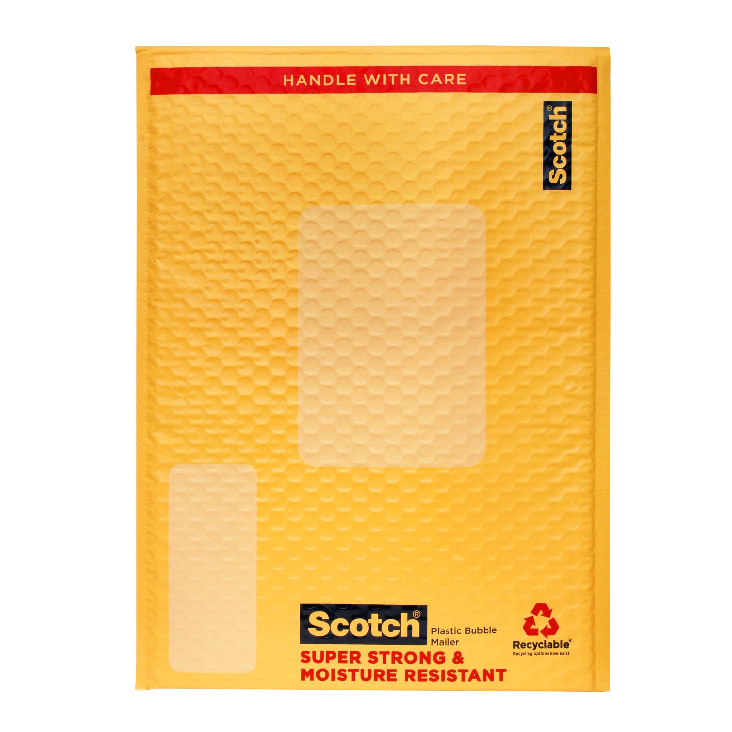 7010372515 - Scotch Poly Bubble Mailer 4-Pack, 8915-4, 10.5 in x 15.25 in Size #5,
12 Packs/Cs