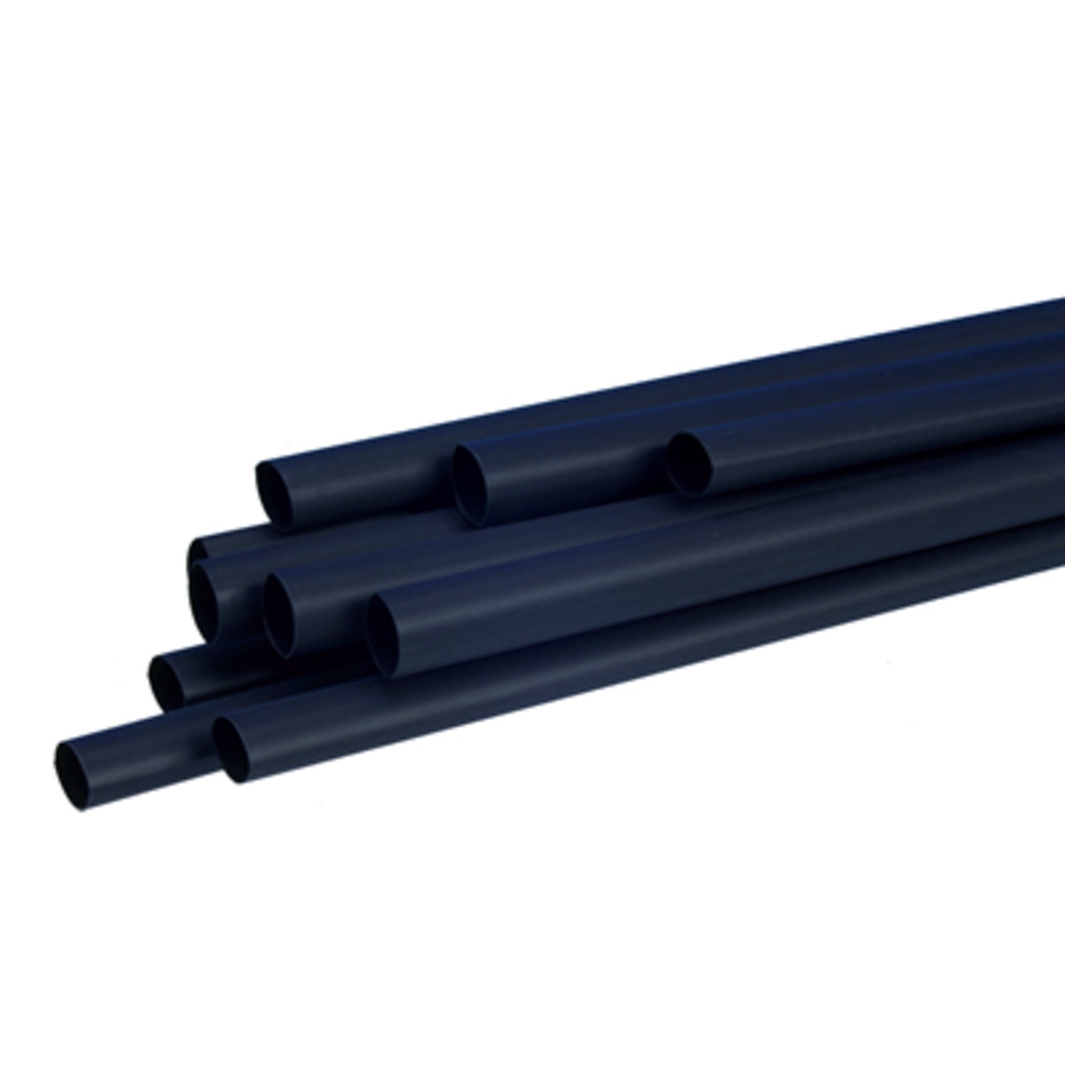 7000099192 - 3M SFTW-203 Heat Shrink Tubing Polyolefin, Black, 1.5/0.5 mm, 1.22 m Piece