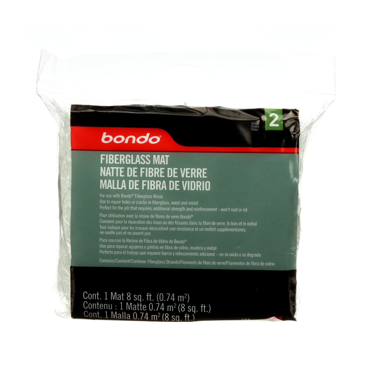 7000120013 - Bondo Fiberglass Mat, 00488, 6 per case