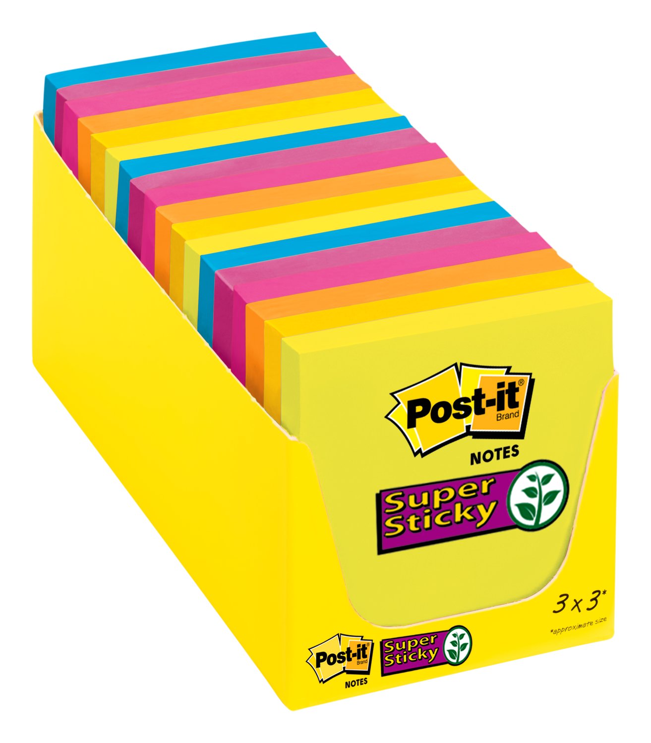 7100092466 - Post-it Super Sticky Notes 654-SSMPDQ, 100% PEFC, SGSCH-PEFC-COC-110078