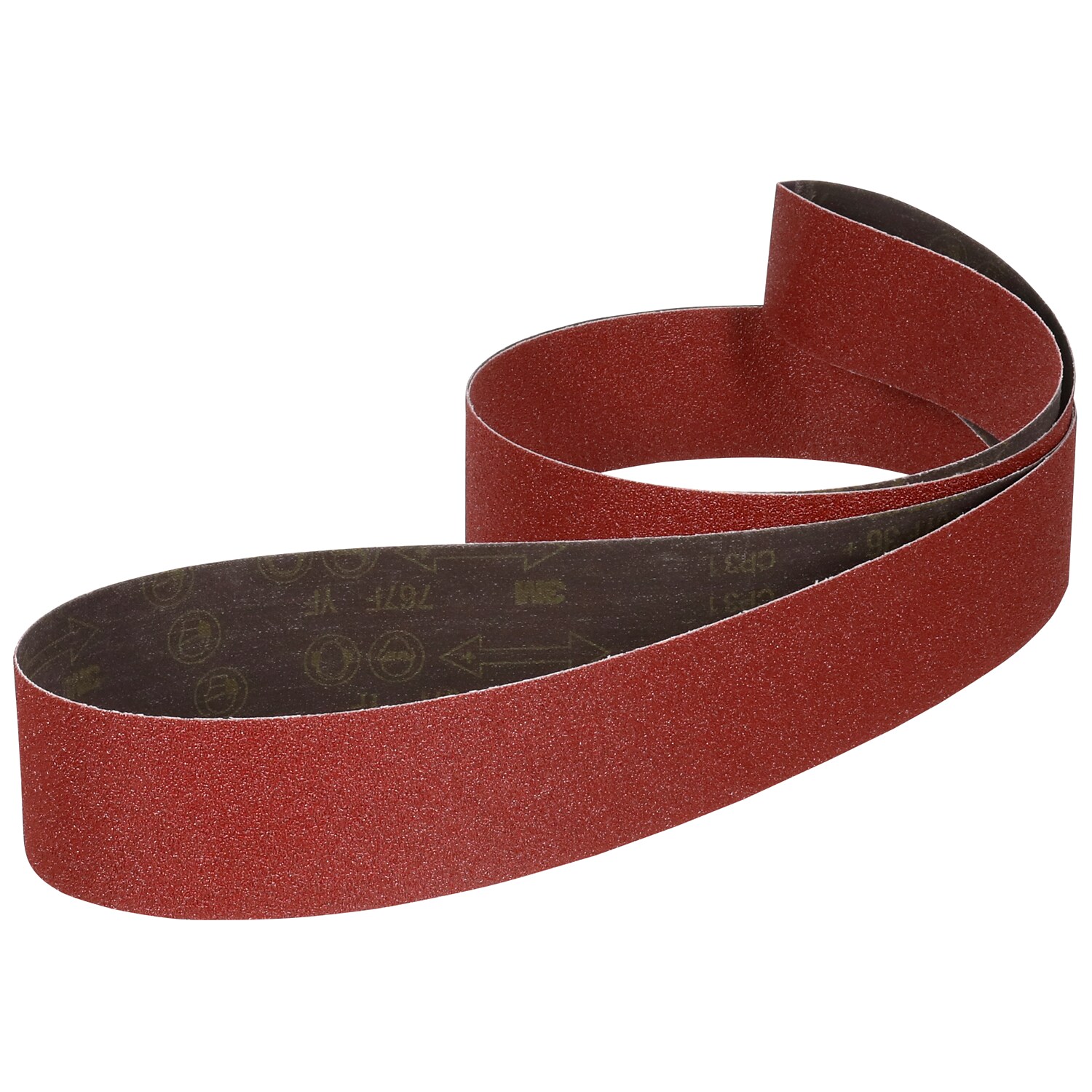 7100406007 - 3M Cloth Belt 767F, 80+ YF-weight, 2 in x 72 in, Film-lok, Single-flex, 5 ea/Case, Special Packaging