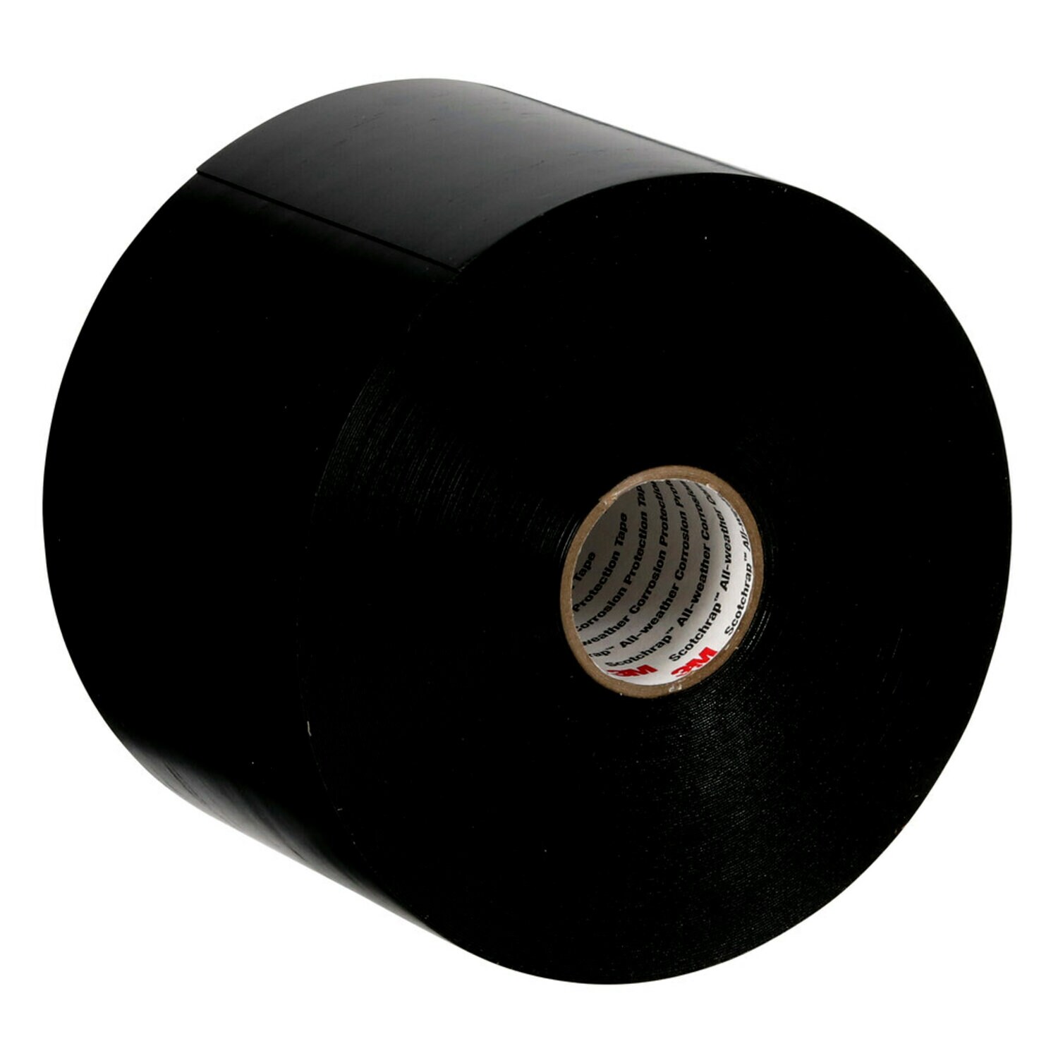 7000058493 - 3M Scotchrap Vinyl Corrosion Protection Tape 51, 4 in x 100 ft, Unprinted, Black, 4 rolls/Case