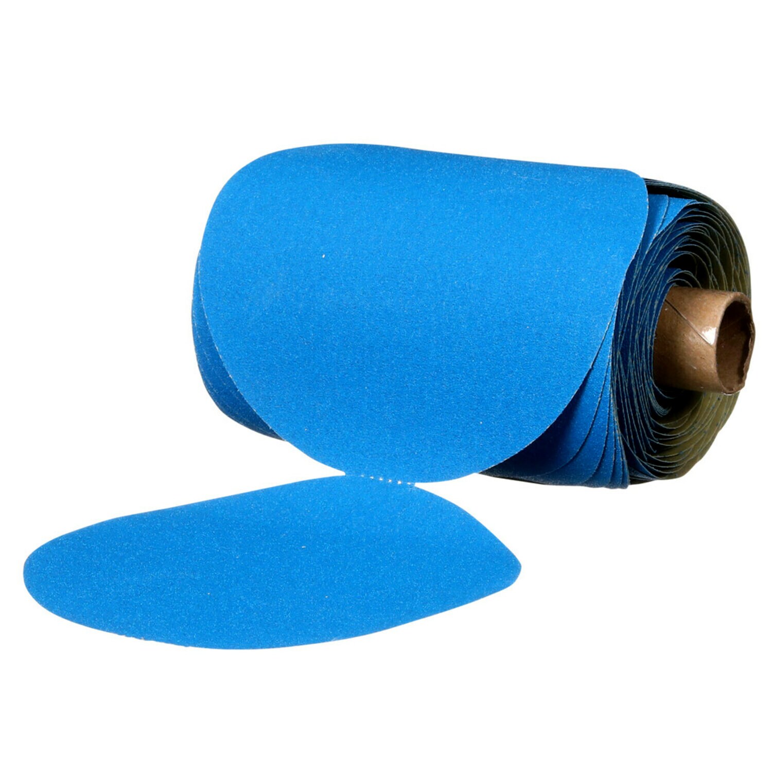 7100199700 - 3M Stikit Blue Abrasive Disc Roll 321U, 36266, 5 in, 120, No Hole, 100 Discs/Roll, 5 Rolls/Case