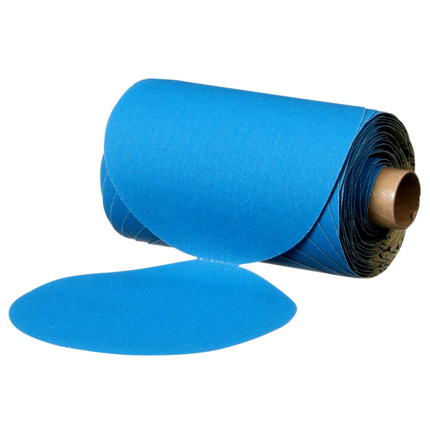 7100199703 - 3M Stikit Blue Abrasive Disc Roll, 36268, 5 in, 180 grade, No Hole, 100 discs per roll, 5 rolls per case