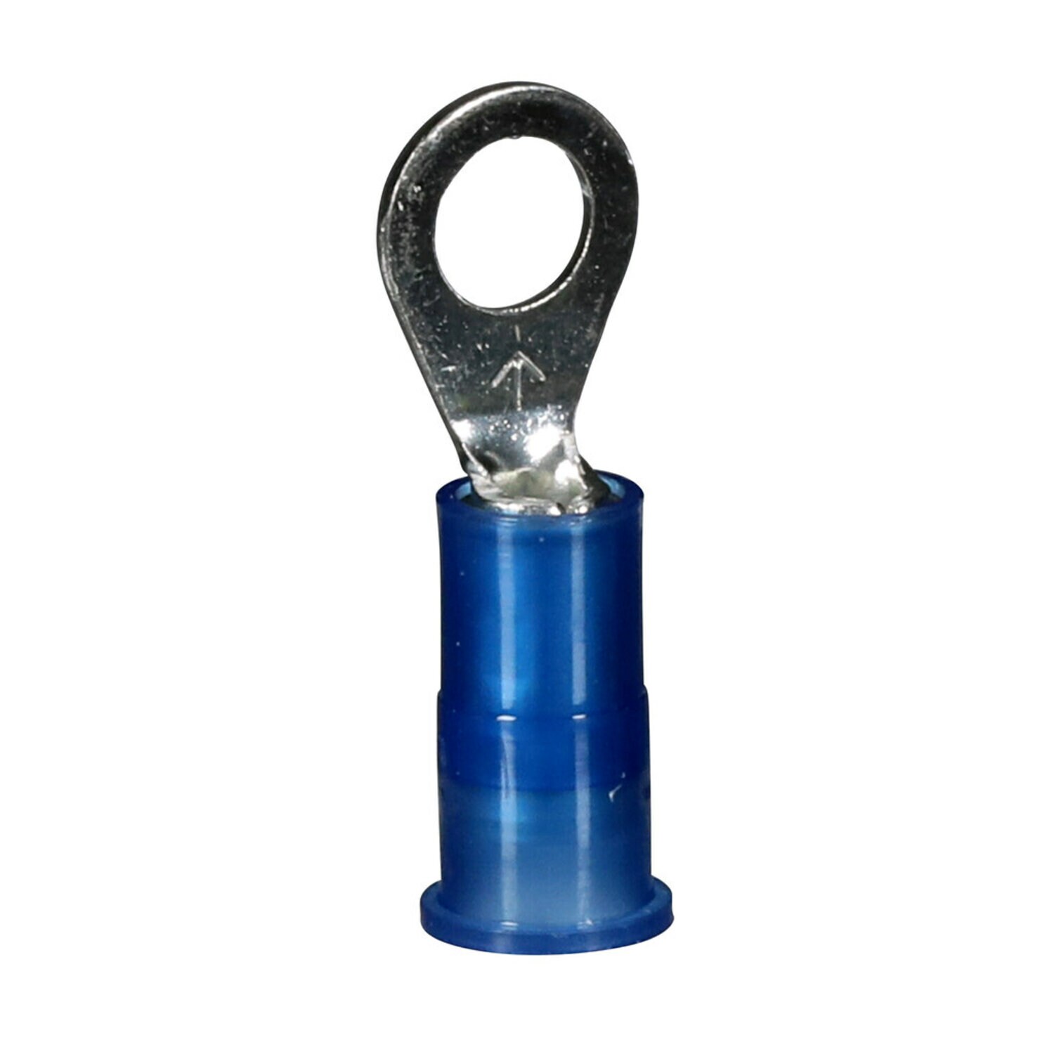 7000133416 - 3M Scotchlok Ring Nylon Insulated, 100/bottle, MNG14-10RX, standard-style ring tongue fits around the stud, 500/Case