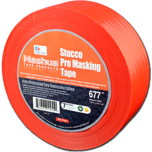  - Nashua 677 StuccoPro Masking Tape - Red 48mm x 55m