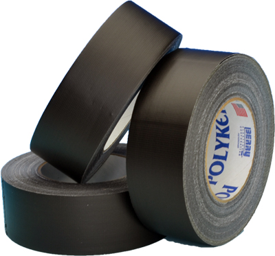  - Polyken 500 Low-Gloss Duct Tape - 11 mil - Black 48mm x 55M