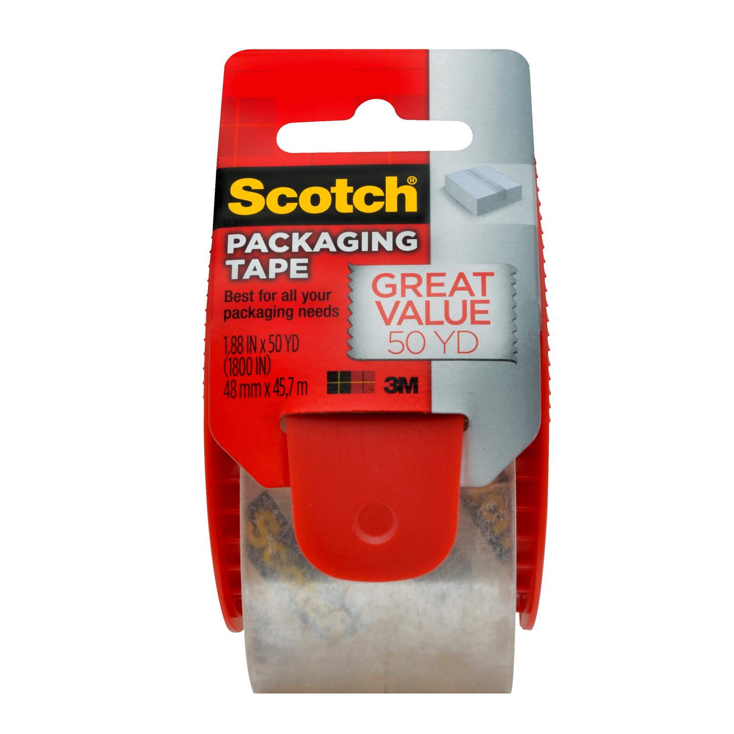 7100083436 - Scotch Packaging Tape Dispenser 152-DC, 1.88 in x 50 yd (48 mm x 45,7
m)