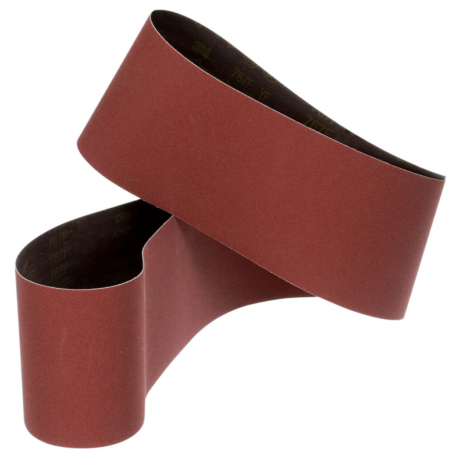 7100273744 - 3M Cloth Belt 767F, 60+ YF-weight, 7-7/8 in x 68-29/32 in, Film-lok, Single-flex, 20 ea/Case