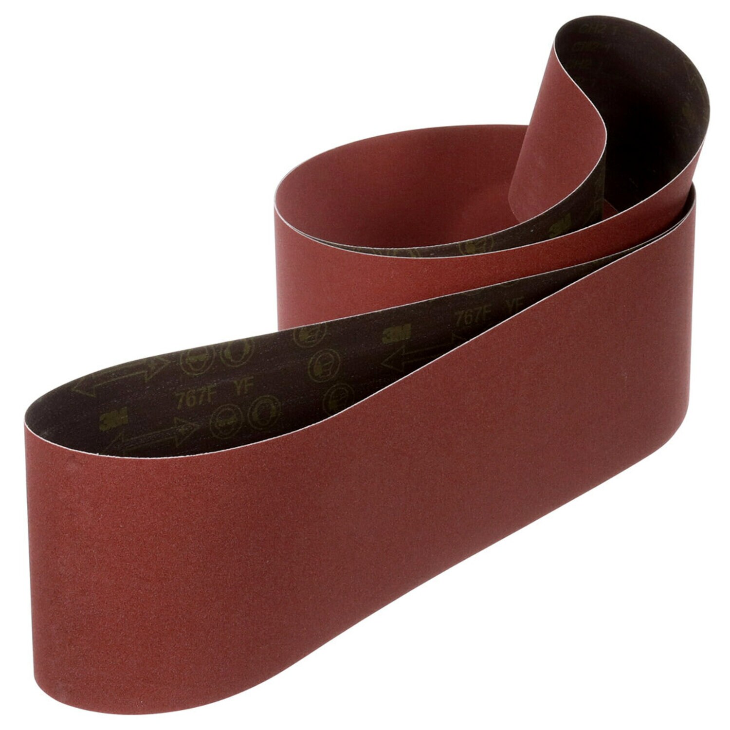 7100273743 - 3M Cloth Belt 767F, 36+ YF-weight, 14 in x 103 in, Film-lok, Single-flex, 5 ea/Case