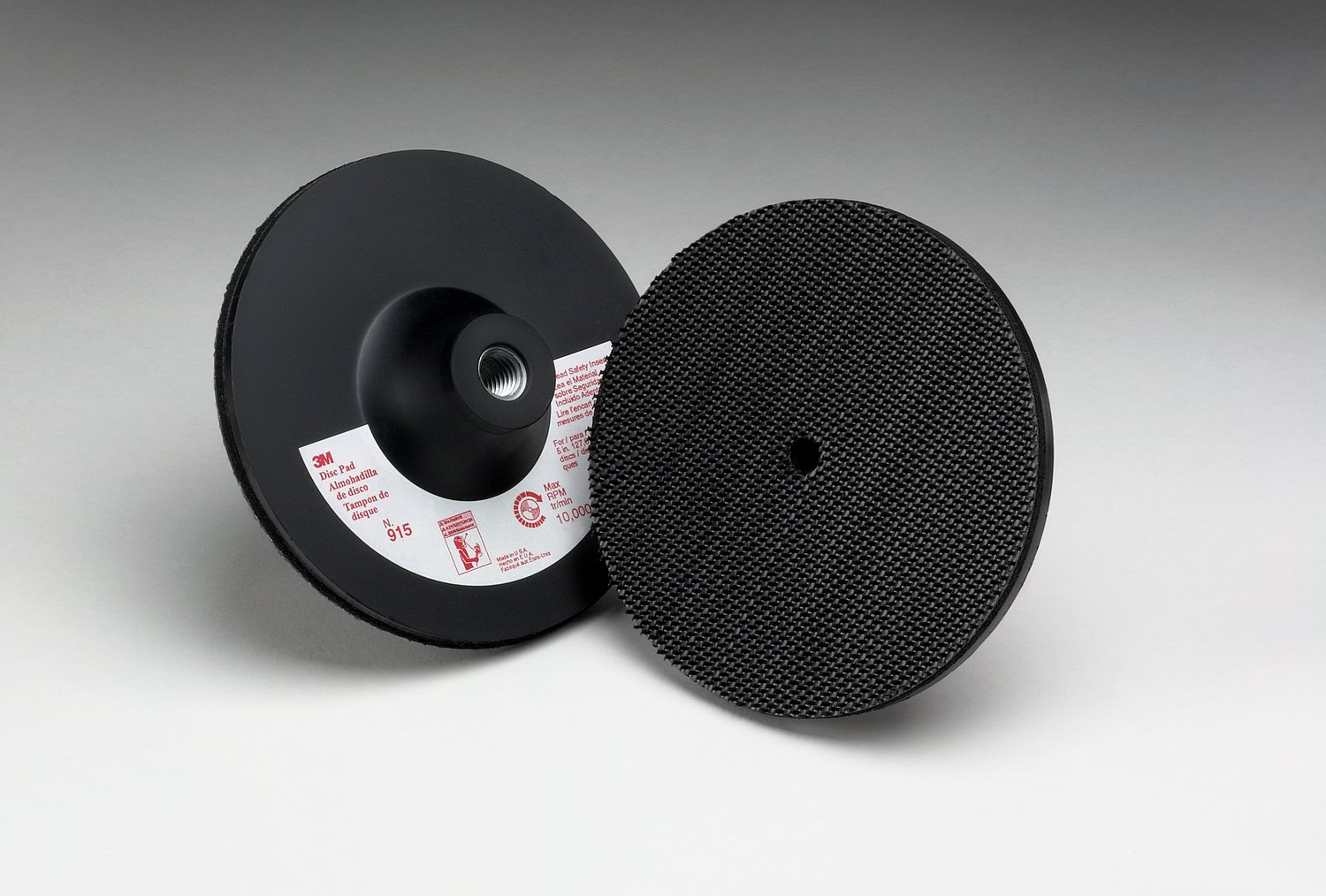7000120889 - 3M Disc Pad Holder 915, 5 in x 1/8 in x 3/8 in x 5/8 in-11 Internal, 1 ea/Case