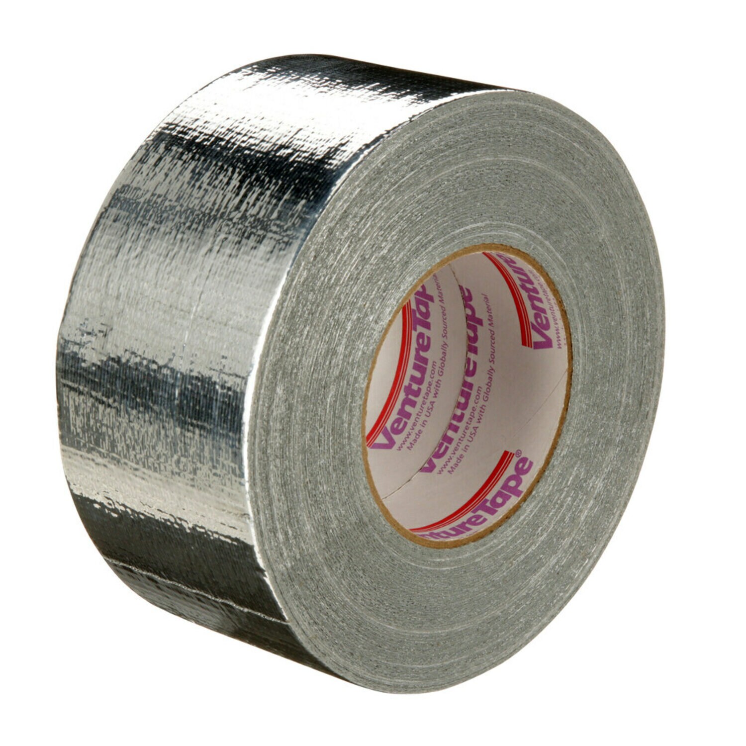 7010296281 - 3M Venture Tape Metallized Cloth Duct Tape 1502, Silver, 72 mm x 55 m (2.83 in x 60.1 yd), 16/Case