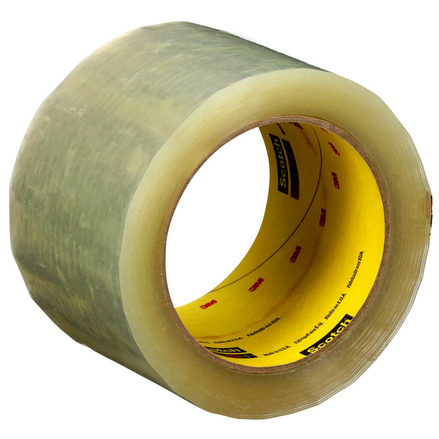 7100215467 - Scotch High Tack Box Sealing Tape 375+, Clear, 72 mm x 50 m, 24/Case
