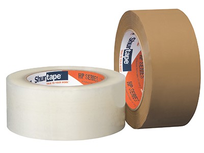 100503 - Performance Grade; 2.2 mil, 35 micron cast BOPP film, synthetic rubber/resin hot melt adhesive