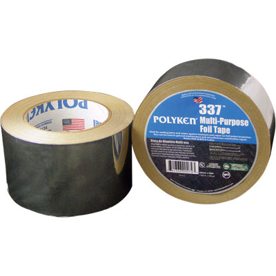  - Polyken 337 Multi-Purpose Plain Aluminum Foil Tape