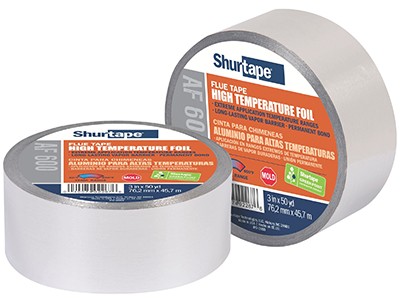 115768 - Aluminum Foil; silicone adhesive, high temperature flue tape
