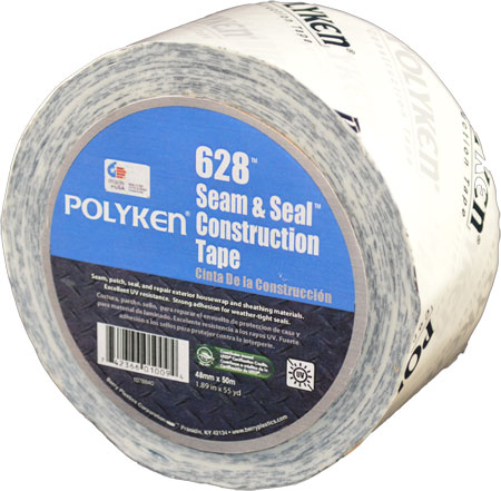  - Polyken 628 Sheathing & Housewrap Tape - 3" x 165'