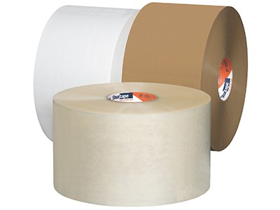 180634 - Production Grade; 1.9 mil, 30 micron cast BOPP film, synthetic rubber/resin hot melt adhesive
