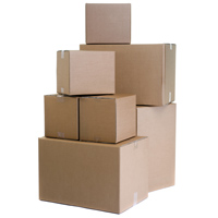 - Corrugated Boxes - Kraft RSC's 10 x 5 x 5