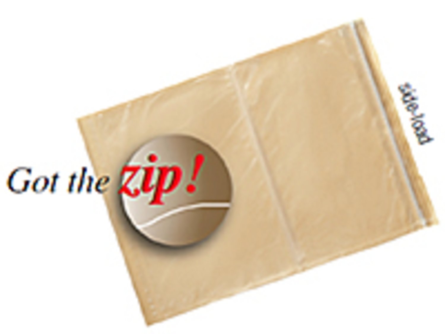 7000124211 - 3M Non-Printed Zipper Closure Packing List Envelope NPZ-L, 8-1/2 in x 11-1/2 in, 500/Case