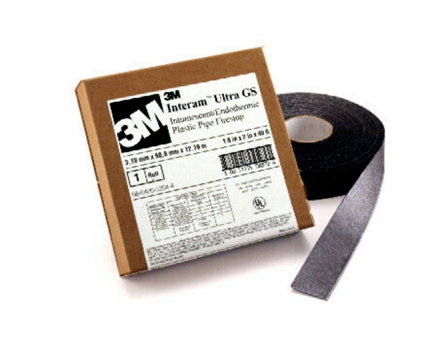 7000006380 - 3M Fire Barrier Ultra GS Wrap Strip, 2 in x 40 ft, 5 Rolls/Case