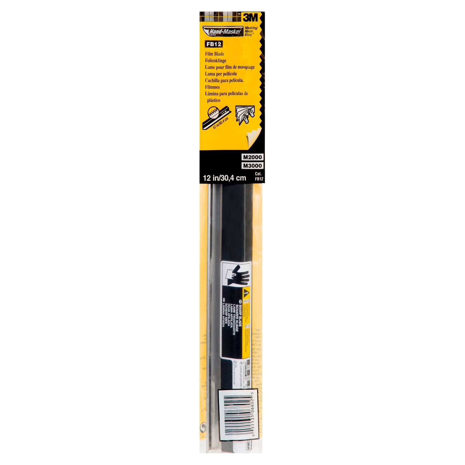 7100091214 - 3M Hand-Masker Film Blade FB12, 12 in, (30.4 cm)