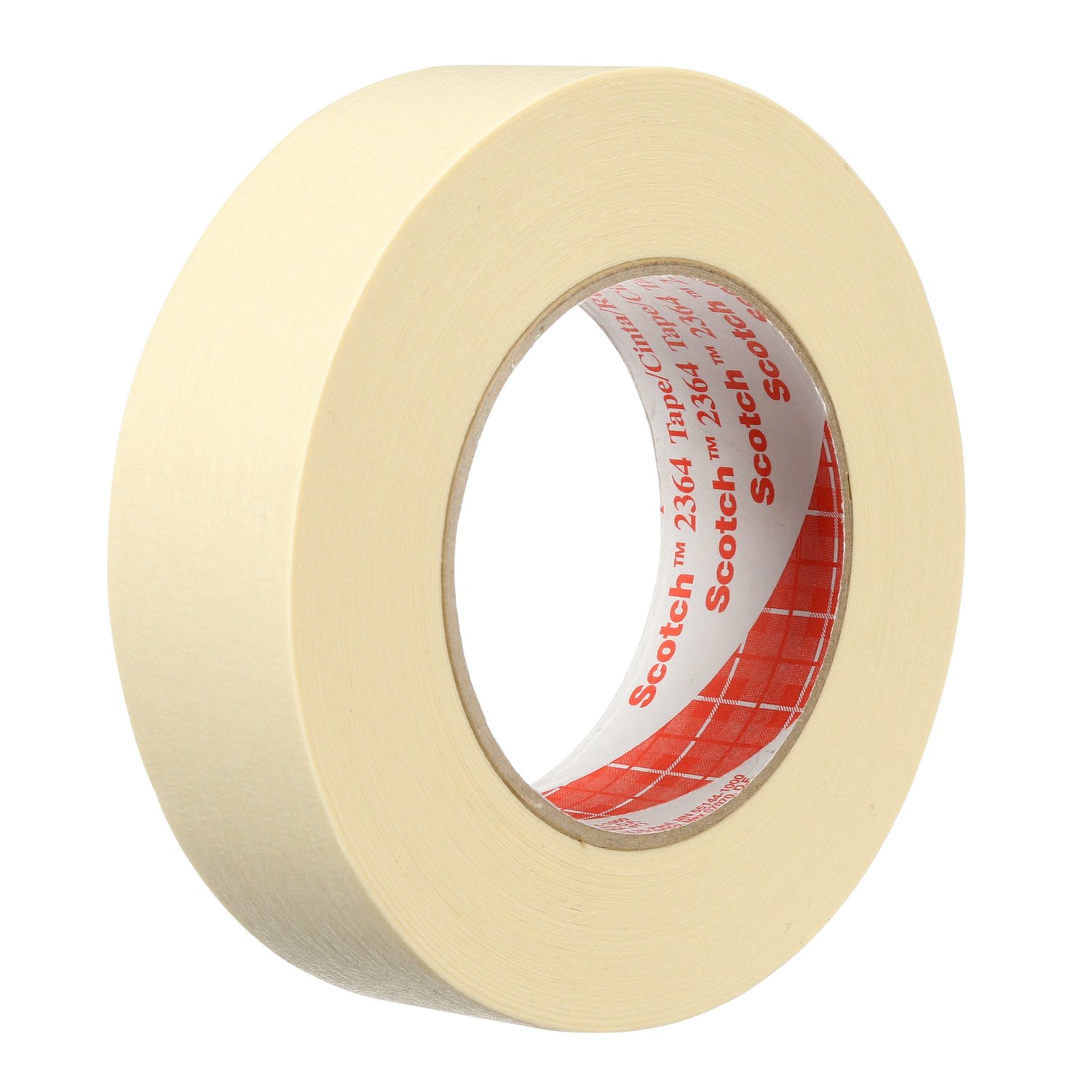 7000088384 - 3M Performance Masking Tape 2364, Tan, 36 mm x 55 m, 6.5 mil, 24 Rolls/Case