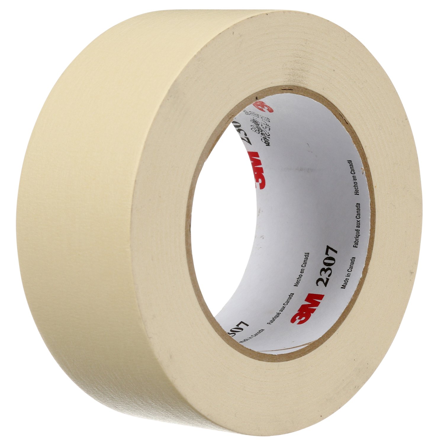 00021200711206, 3M Masking Tape 2307, Tan, 48 mm x 55 m, 5.2 mil, 24  Roll/Case, Aircraft products, 3M