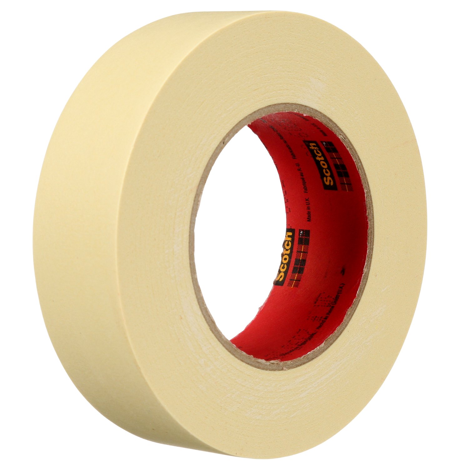 7000088308 - 3M Premium High Temperature Masking Tape 2393, Tan, 24 mm x 55 m, 7.6 mil, 36 Rolls/Case
