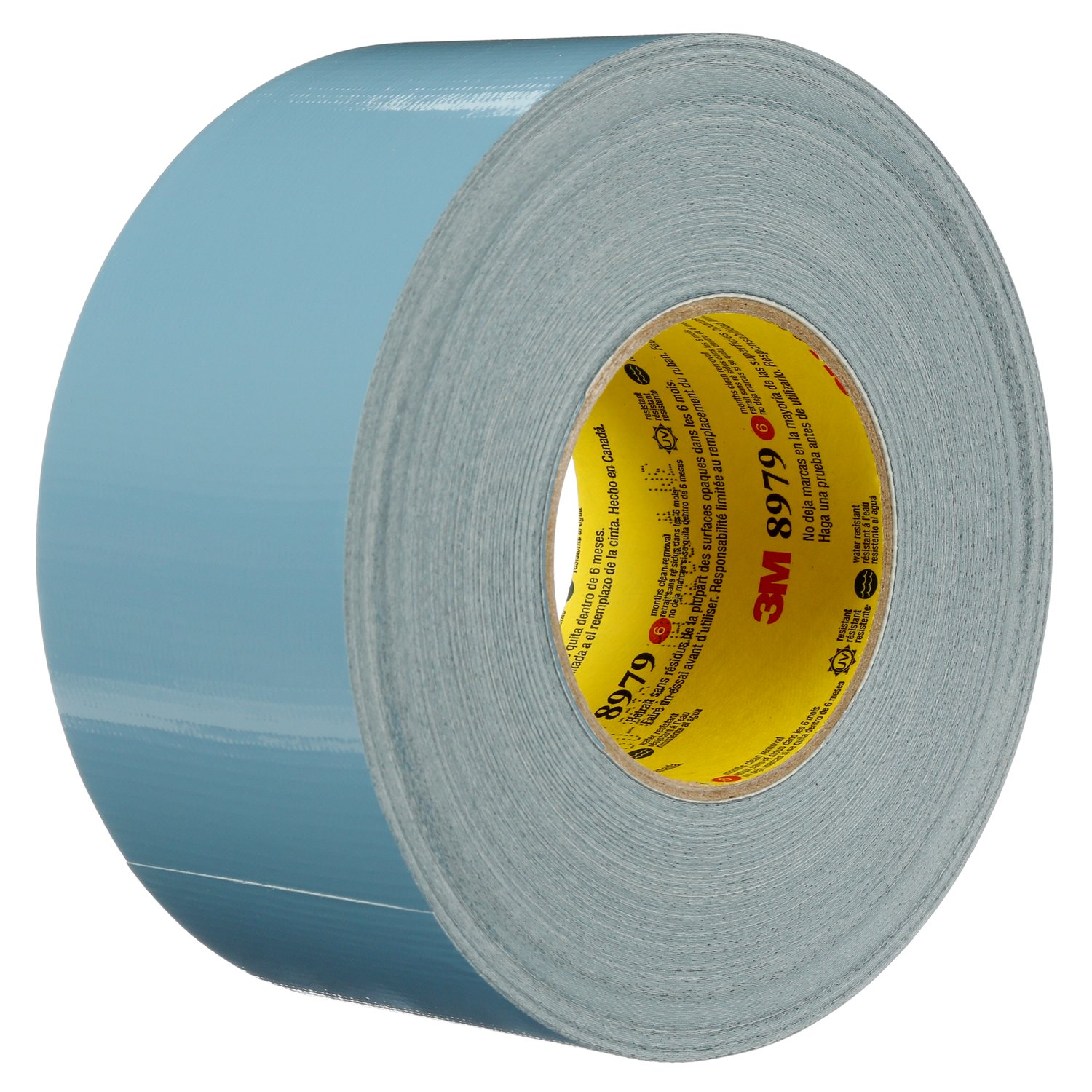 7000001330 - 3M Performance Plus Duct Tape 8979, Slate Blue, 48 mm x 54.8 m, 12.1
mil, 24 Roll/Case, Conveniently Packaged
