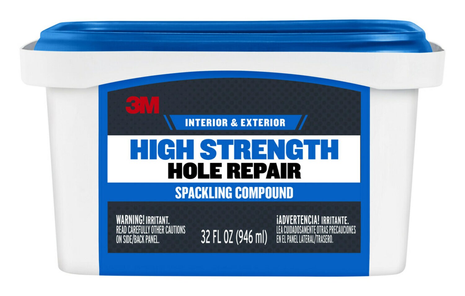 7100268595 - 3M High Strength Hole Repair CC-32-DT, Color Changing Spackling Compound, 32 fl oz, 6/case