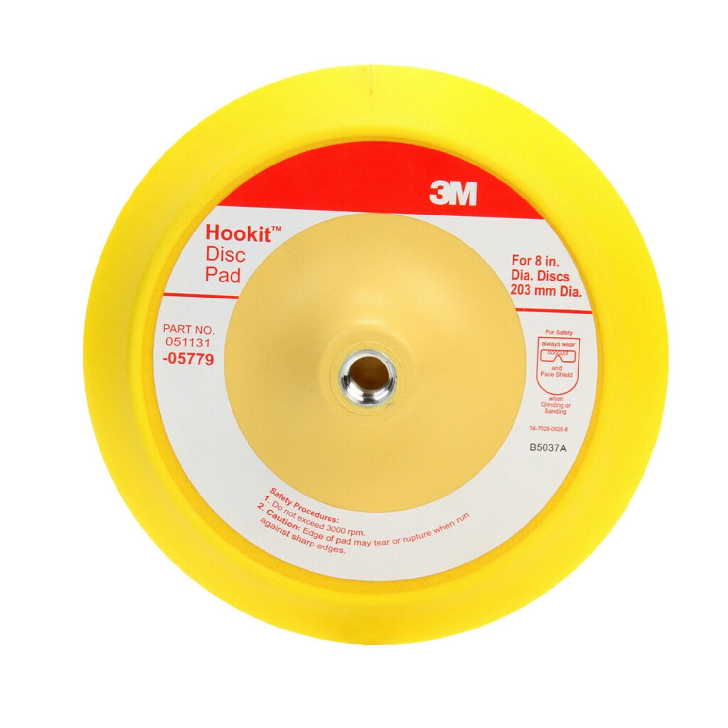 7000045671 - 3M Hookit Abrasive Disc Pad 05779, 8 in, 1/Case