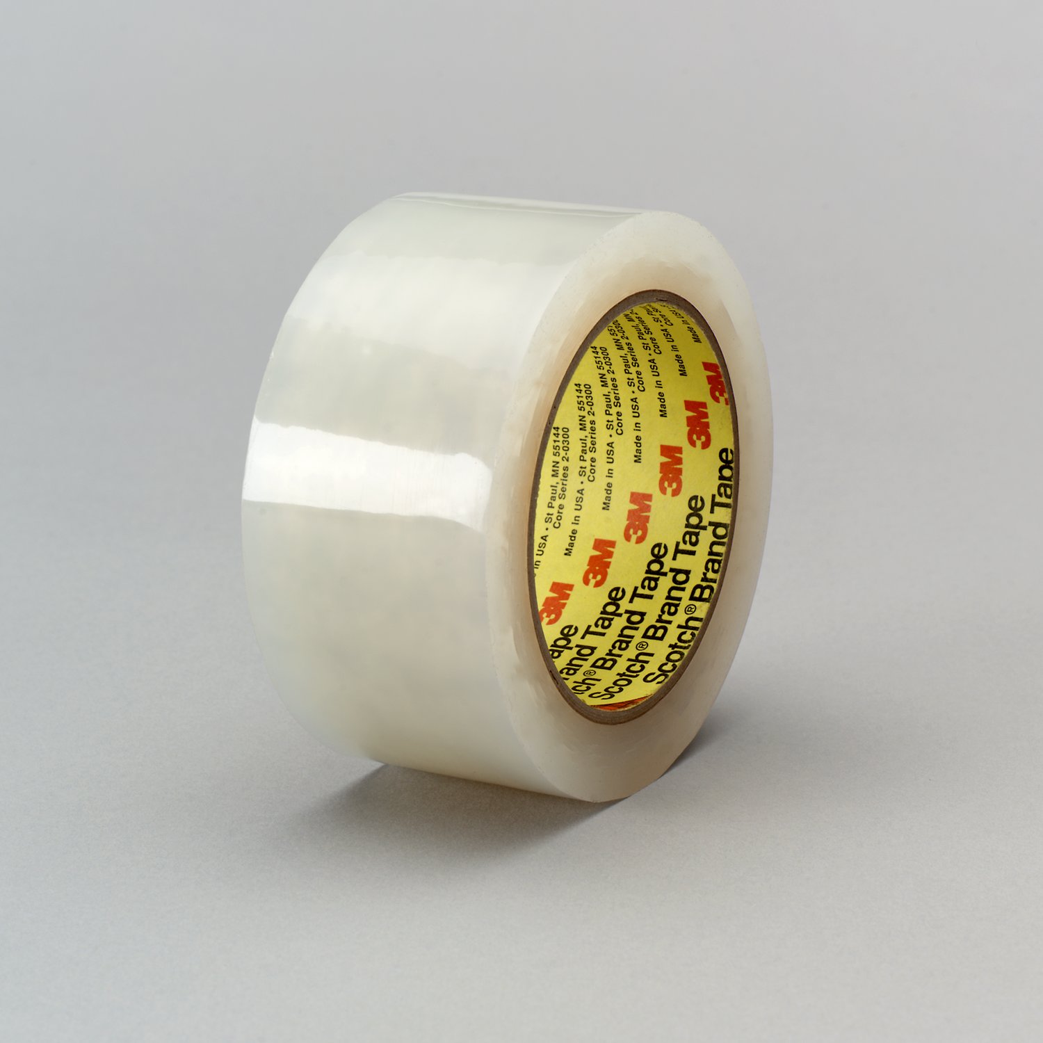7010312811 - 3M Polyethylene Tape 480, Transparent, 3 in x 36 yd, 5.1 mil, 12 Roll/Case, Plastic Core