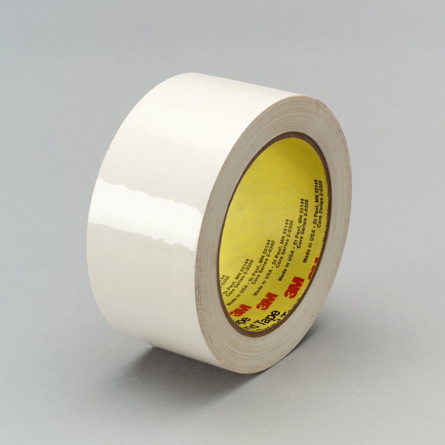 7100132842 - 3M Polyethylene Tape 483, White, 5.0 mill, Roll, Config