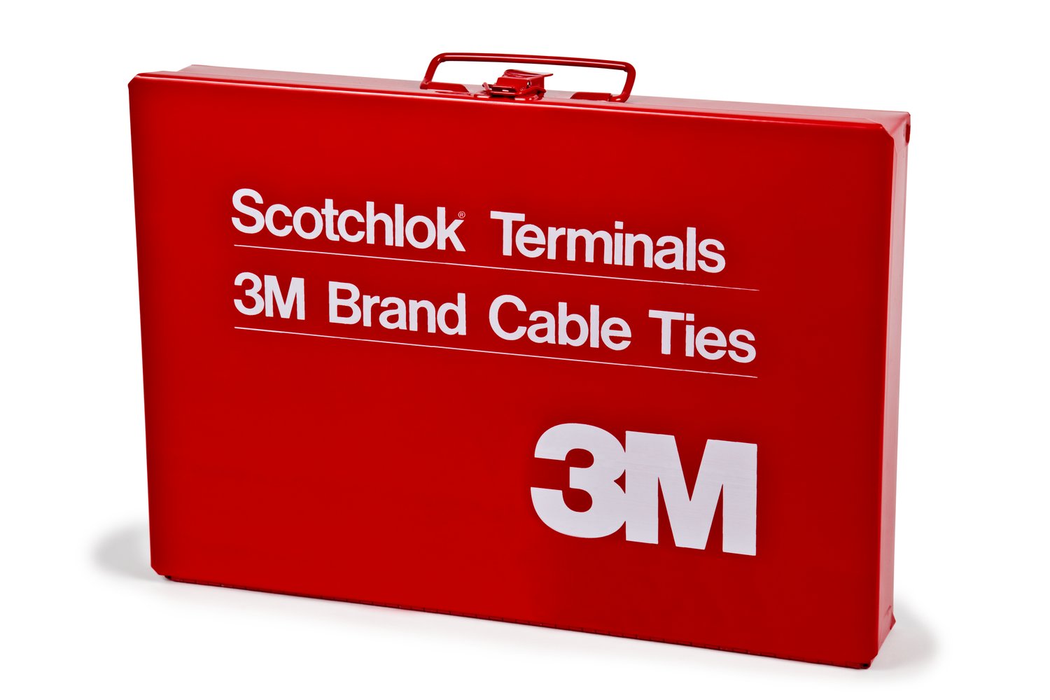 7100164198 - 3M Scotchlok Steel Empty Terminal Box, Red, made of steel for durability, 6/Case