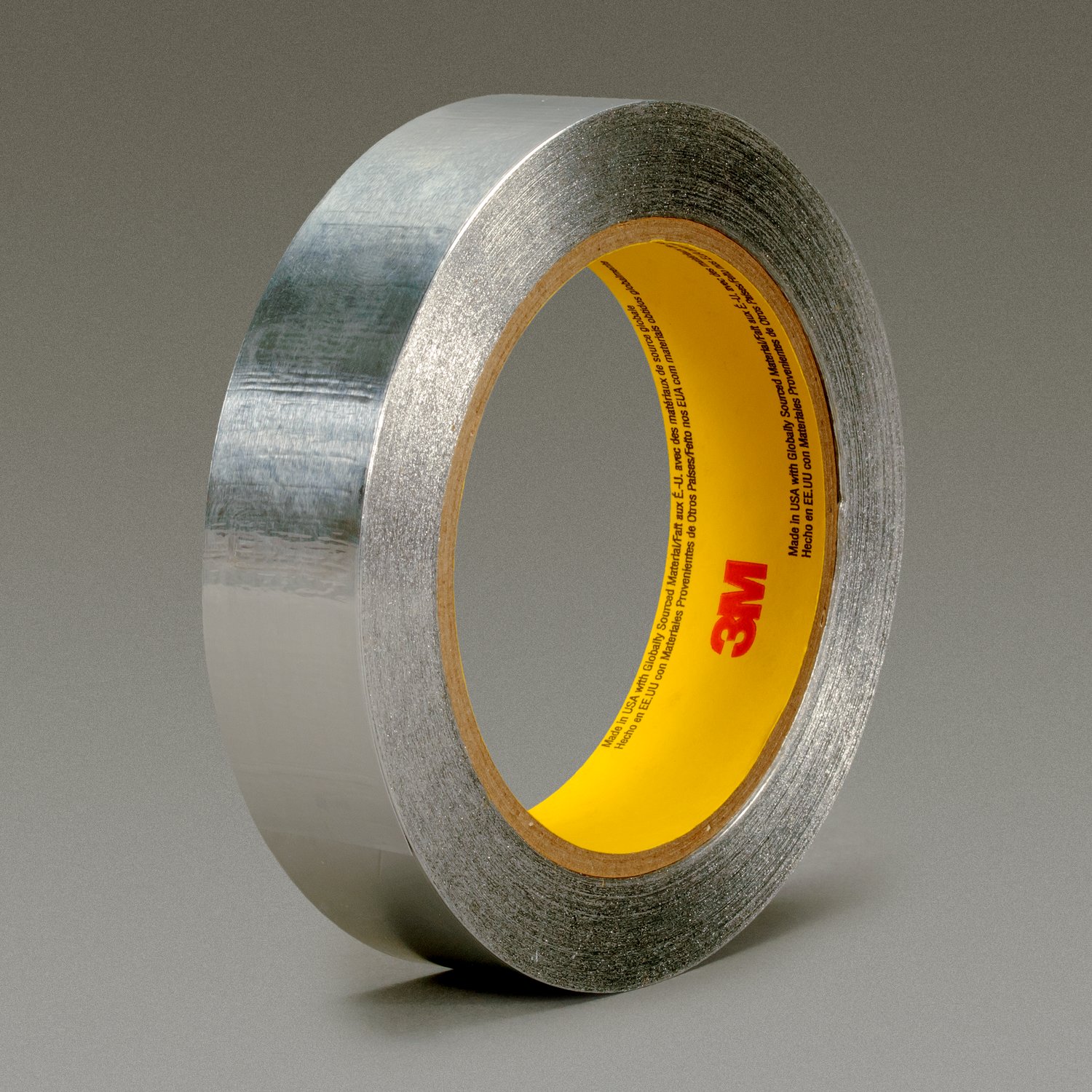 7010295790 - 3M Aluminum Foil Tape 4380, Silver, 4 in x 60 yd, 3.25 Mil, 12 Rolls/Case