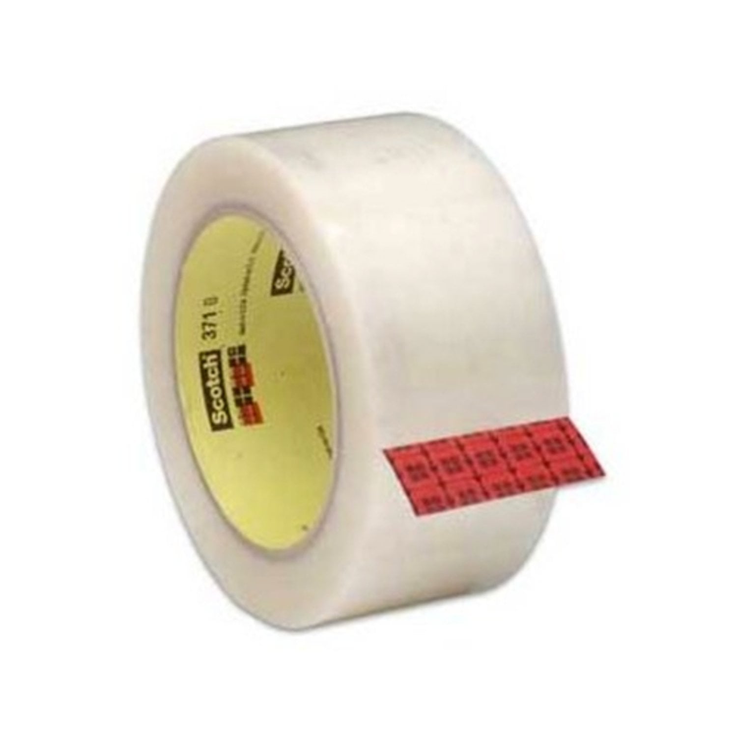 7010302443 - Scotch Box Sealing Tape 371, Clear, 48 mm x 2000 m, 3/Case