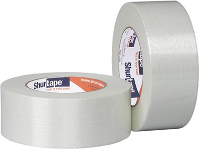 101286 - Industrial Grade; 175 lbs/in tensile, cast polypropylene film, synthetic rubber/resin hot melt adhesive