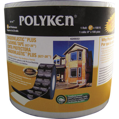  - Polyken 627-20 Shadowlastic Plus Premium Window & Door Flashing