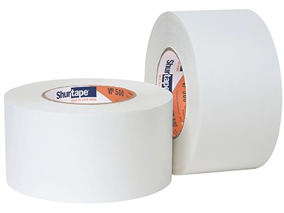 198660 - Embossed White Vinyl Tape; 4.3 mil
