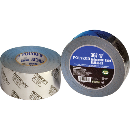  - Polyken 367-17 FOILMASTIC UL 181B-FX Listed Foil Sealant Tape