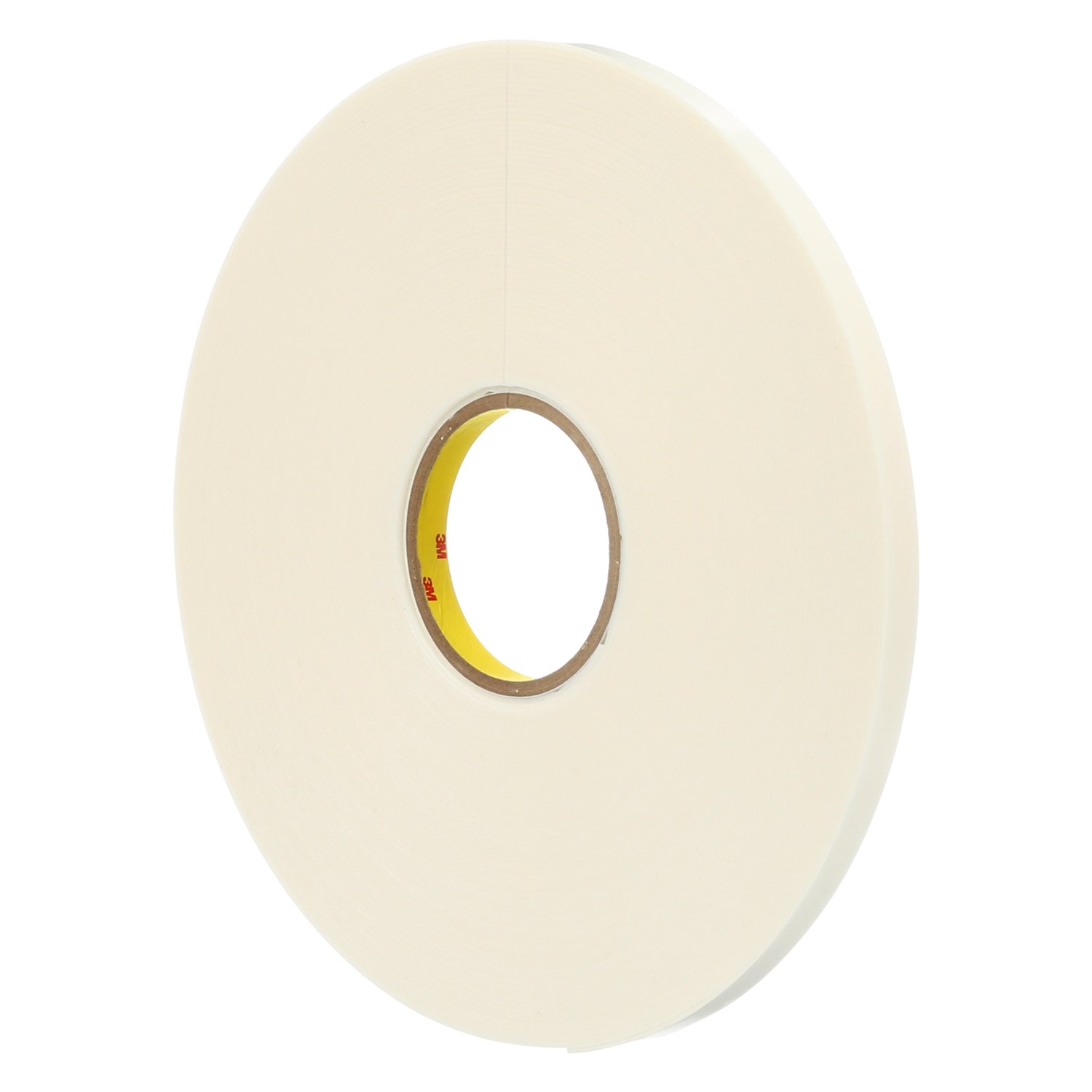 7010292655 - 3M Double Coated Polyethylene Foam Tape 4466, White, 1/4 in x 36 yd, 62
mil, 36 rolls per case