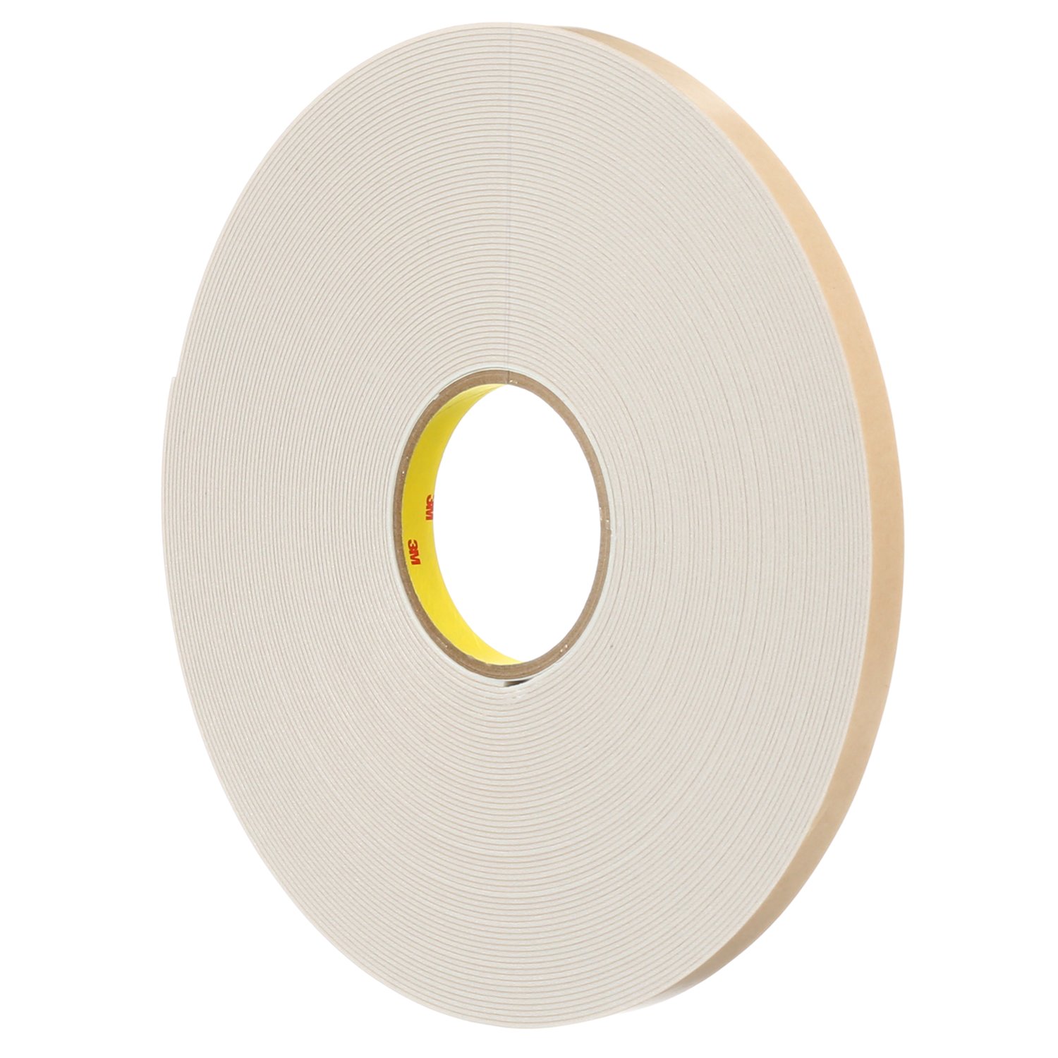 7010375292 - 3M Double Coated Polyethylene Foam Tape 4496W, White, 54 in x 36 yd, 62 mil, 1 Roll/Case