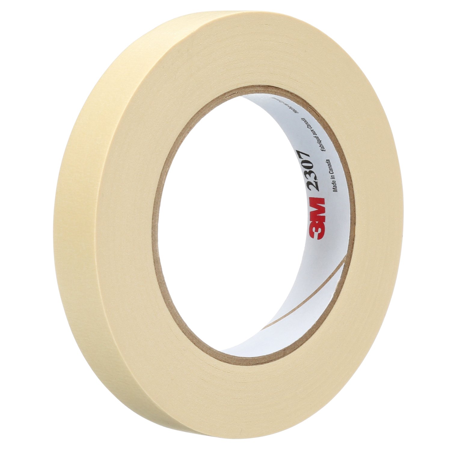 7000123530 - 3M Masking Tape 2307, Tan, 18 mm x 55 m, 5.2 mil, 48 Roll/Case