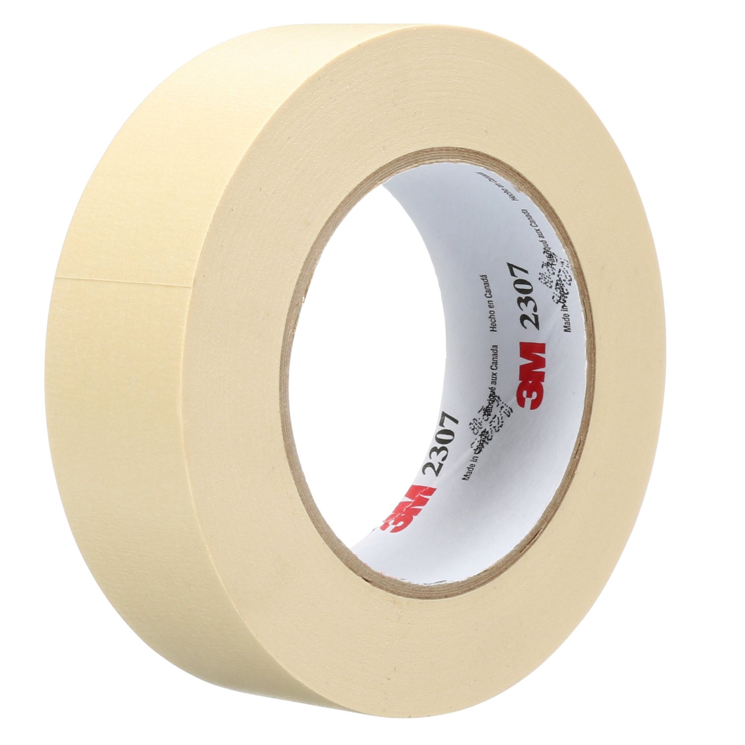 7000123532 - 3M Masking Tape 2307, Tan, 36 mm x 55 m, 5.2 mil, 24 Roll/Case